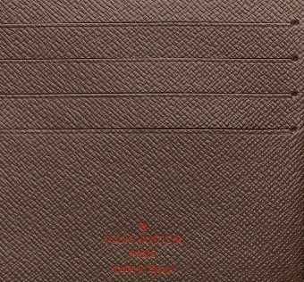 1:1 Copy Louis Vuitton Damier Ebene Canvas Marco Wallet N61675 Replica - Click Image to Close